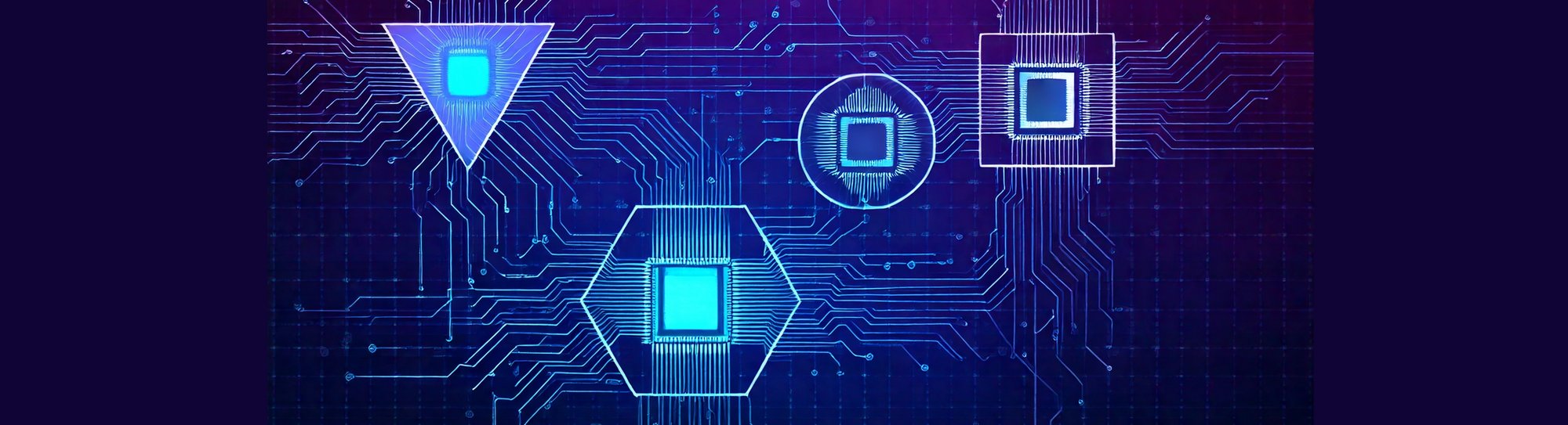 Firefly_a computer grid with 4 different shaped chips 796785 (1)